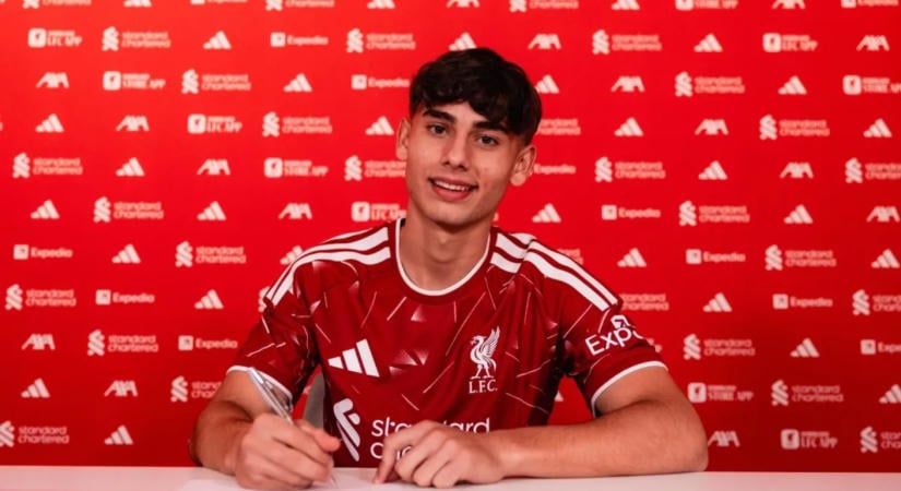 Farkas Erik profi szerződést írt alá a Liverpoollal