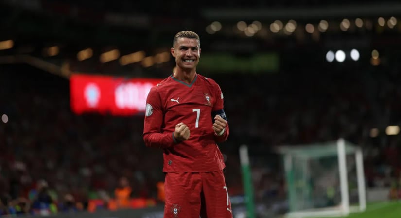 Cristiano Ronaldo arcára ráfagyott a mosoly, nem akart hinni a szemének