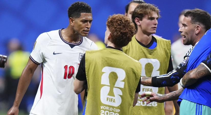 Bellingham megütötte az egyik argentin játékost a vb-elődöntő után