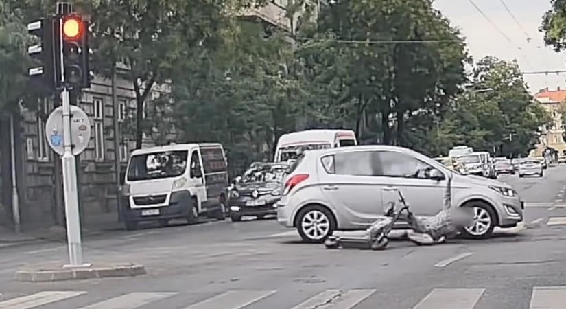 Megint a betonba harapott egy rolleres Budapesten