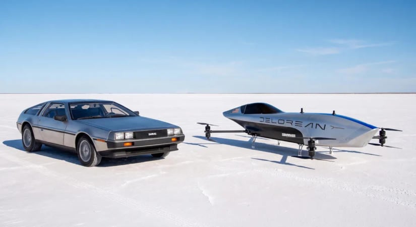 Vissza a jövőbe! Nincs szüksége utakra ennek a DeLorean-nek