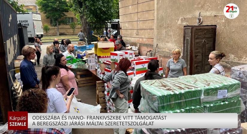 Odesszába és Ivano- Frankivszkbe vitt támogatást a Beregszászi Járási Máltai Szeretetszolgálat (videó)