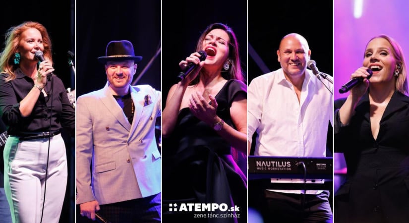 „Születésnapi ajándék volt a párkányi koncert” – Mihályi Réka és Takács Nikolas volt Tóth Vera vendége (FOTÓK)