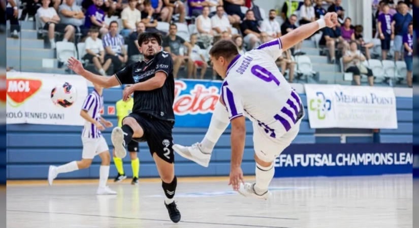 Szoros vereséggel kezdte a Futsal Bajnokok Ligáját az Újpest