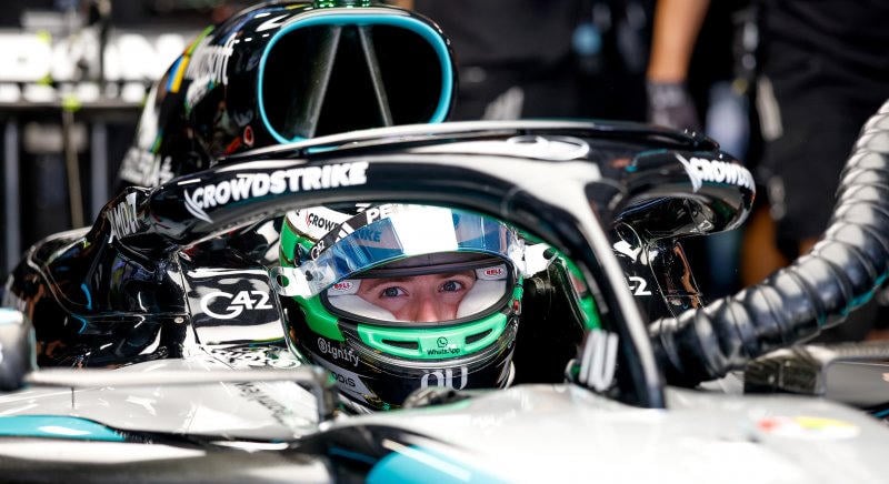 Tartalékversenyzőjét ülteti Russell autójába az első mexikói F1-es edzésen a Mercedes