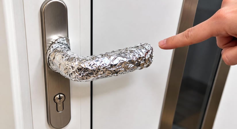 Ezért tesznek egyre többen alufóliát a kilincsre, erre nem is gondoltam
