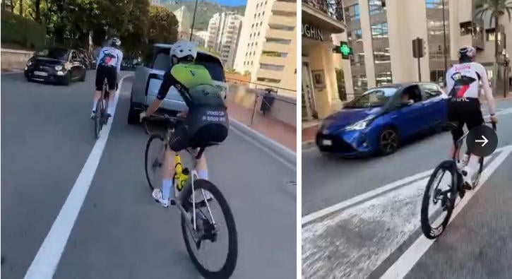 Tadej Pogacar edzés közben is a határait feszegeti