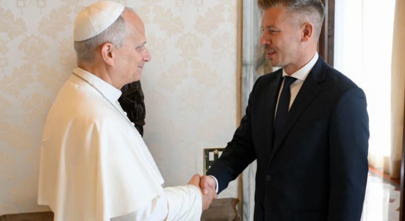 Magyar Péter fontos bejelentéssel jelentkezett a pápával való találkozást követően