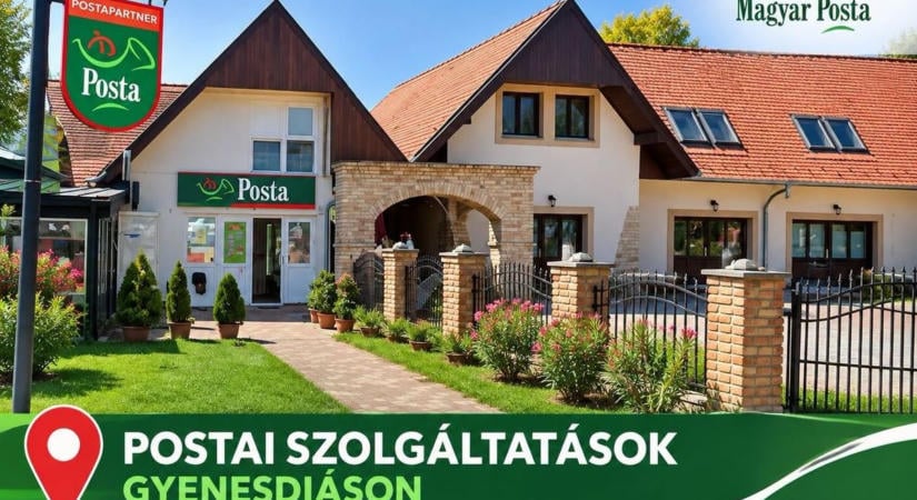 PostaPartner-pont Gyenesdiáson: hétfő óta vállalkozó üzemelteti