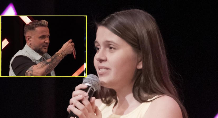 X-Faktor. Olyat tett meg adásban a kislányos arcú Szidónia, hogy felpattant ott Majka, és...