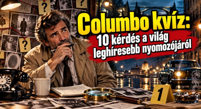 Columbo kvíz: 10 kérdés a világ leghíresebb nyomozójáról