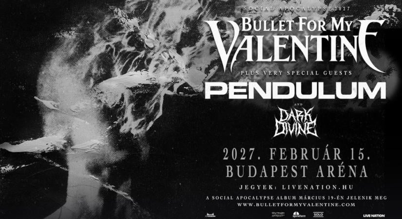 Bullet For My Valentine a Budapest Arénában