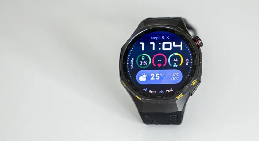 Huawei Watch GT 7 Pro: hetekig bírja töltés nélkül, és síelni, búvárkodni, golfozni is tudsz vele