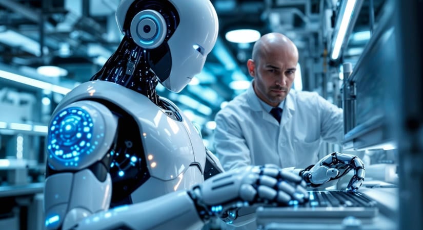Pluszpénzért tanítja be a robotot a villanyszerelő, ami majd elveszi a munkáját – merre tart a világ?