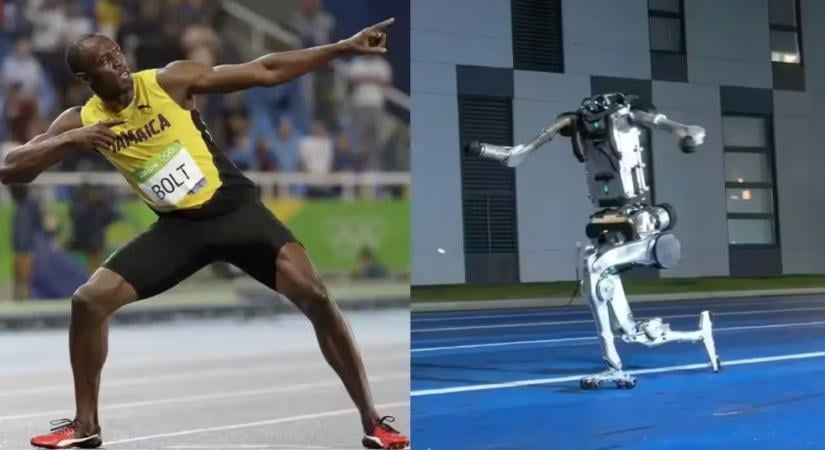 Usain Bolt rekordja a múlté: kínai humanoid robot száguldott végig a 100 méteren