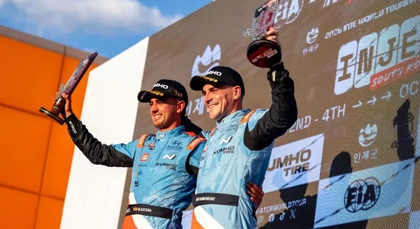 Michelisz dobogós lett Dél-Koreában