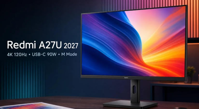 Pénztárcabarát gamer monitort hoz a Xiaomi – 4K/UHD felbontás, 120 Hz, Dual Mode, 90 W-os USB-C port