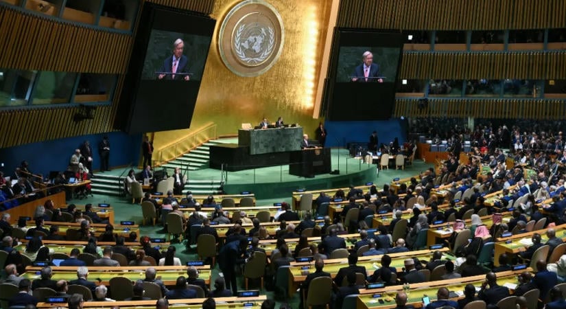 Guterres utolsó ENSZ-beszédében az MI korlátozását és a háborúk lezárását sürgette