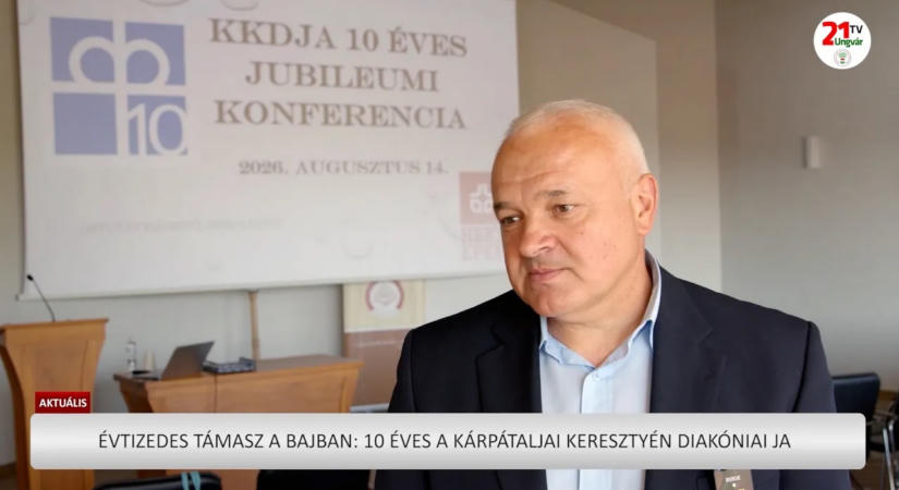 Aktuális (2026.08.19) - Évtizedes támasz a bajban: 10 éves a Kárpátaljai Keresztyén Diakóniai JA (videó)