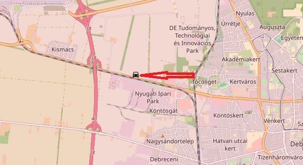 Két autó ütközött Debrecen határában
