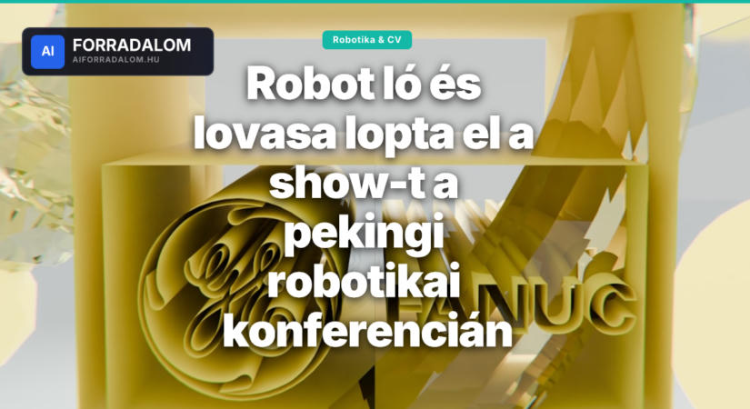 Robot ló és lovasa lopta el a show-t a pekingi robotikai konferencián