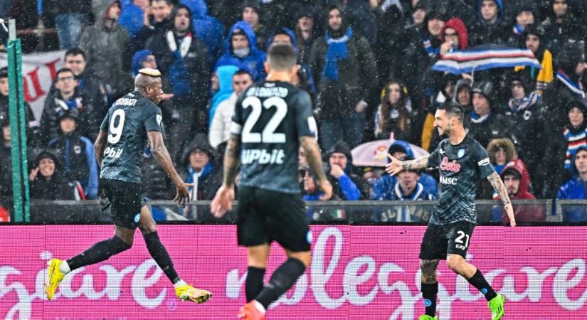 Serie A: szűkösen, de hozta a kötelezőt a Napoli a Sampdoria otthonában! – videóval