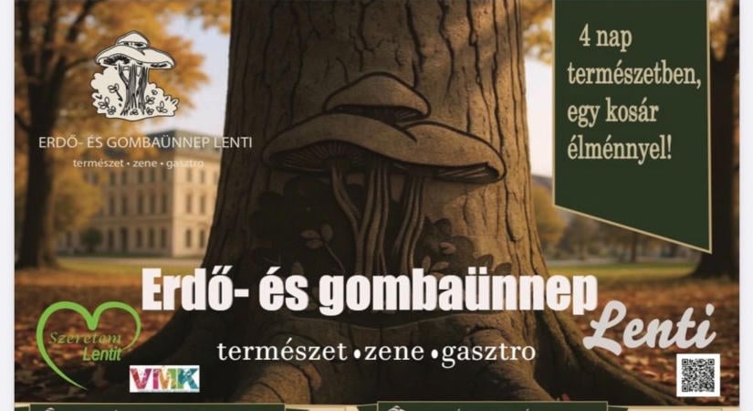 Gombák, túrák és koncertek – négynapos különlegesség várja az érdeklődőket a zalai városban