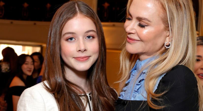 Nicole Kidman ritkán látott, 15 éves lánya óriási feltűnést keltett a párizsi divathéten