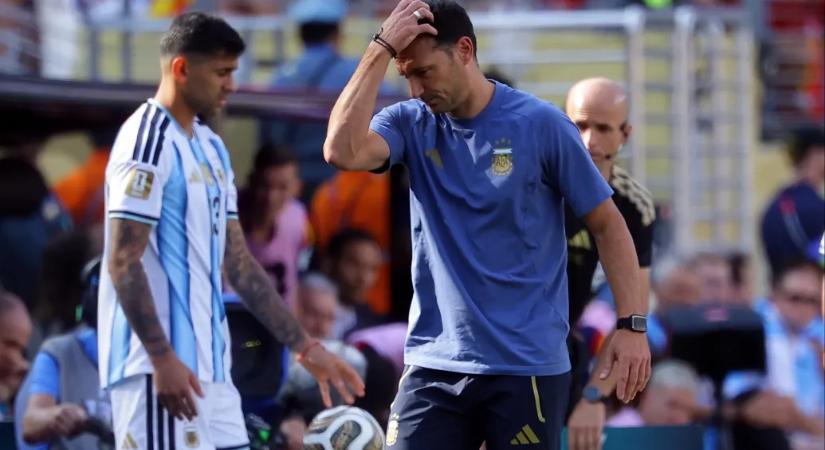 Lionel Scaloni: Szerettünk volna nyerni, de emelt fővel tudunk veszíteni