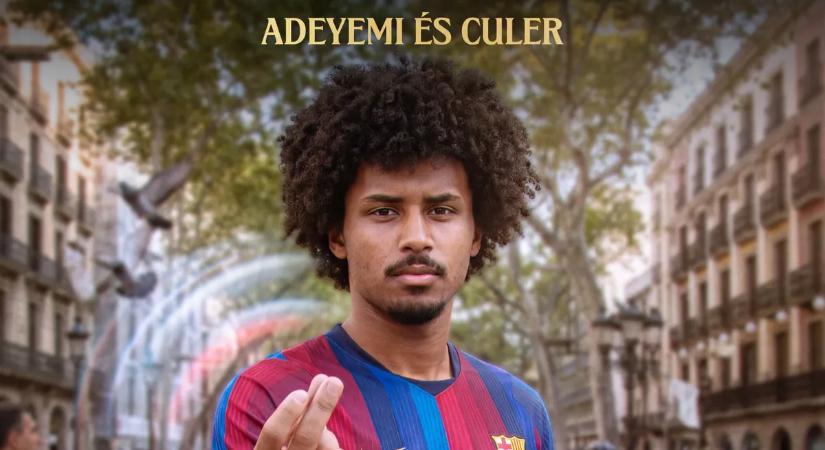 Az FC Barcelona bejelentette Karim Adeyemi érkezését