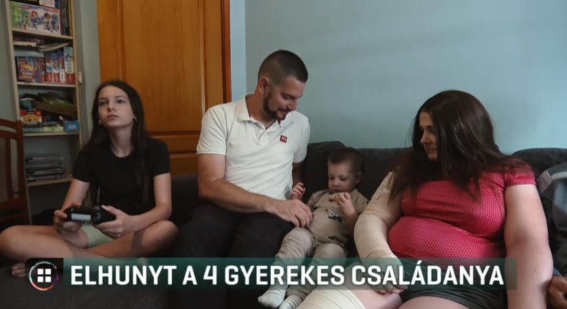 A riport után 4 nappal meghalt a négygyerekes anya