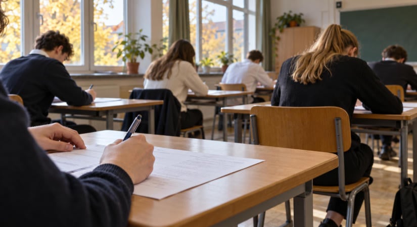 Megkezdődtek az őszi érettségik, Esztergomban is vizsgáznak a diákok
