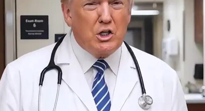 Dr. Trump diétás kólával és imával gyógyítja meg az őt kritizáló sztárokat