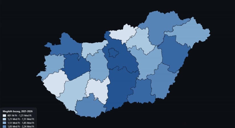 Térképen és grafikonokon tették közzé az elmúlt öt év NKA-támogatásait