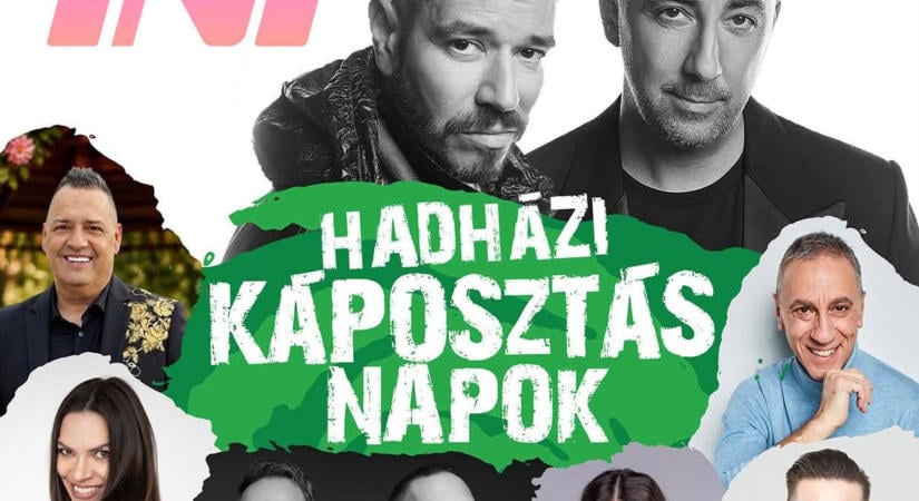 TNT, Csonka András, FLM – ingyenes koncertekkel érkezik a Hadházi Káposztás Napok