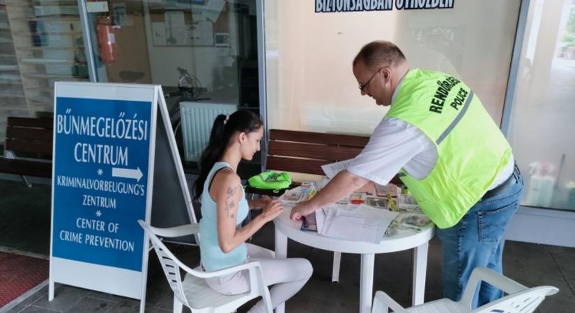 Füreden is a biztonságra és a megelőzésre hívták fel a figyelmet a rendőrök