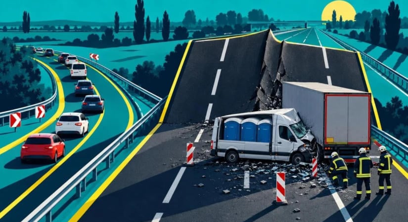 Lajosmizse: halálos baleset és útzár az M5-ösön