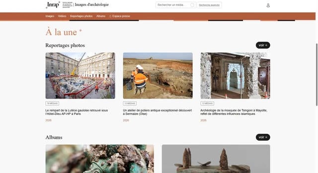 Hatalmas régészeti képarchívumot tett online elérhetővé a francia Inrap