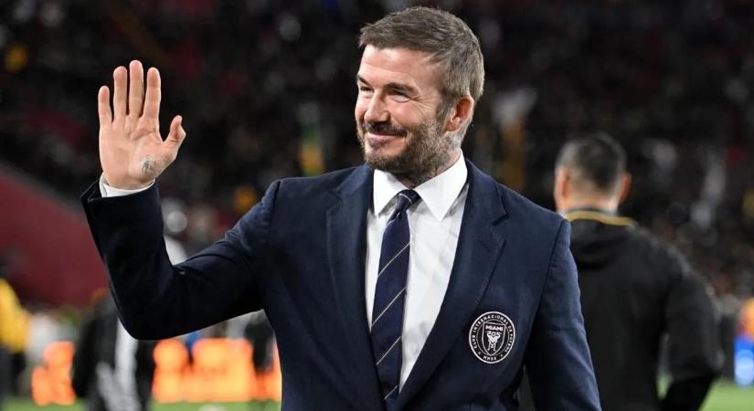 A lovaggá ütött David Beckham síelés közben vált hősse