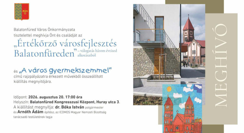 „Értékőrző városfejlesztés” Balatonfüreden – finisszázs