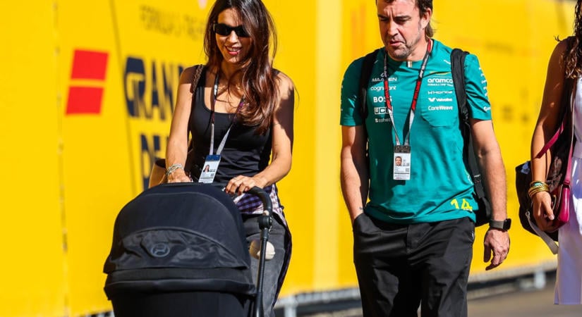 Márciusban született, de már gokartozott Alonso kisfia