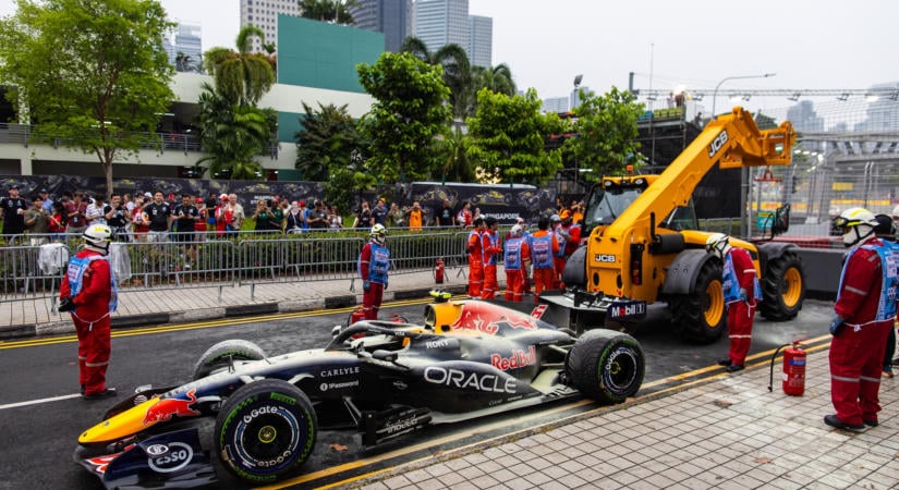 Büntetés a szingapúri F1-futam előtt