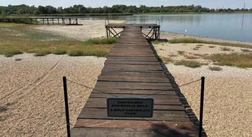 A topolyai tó vízszintje soha nem volt még ilyen alacsony