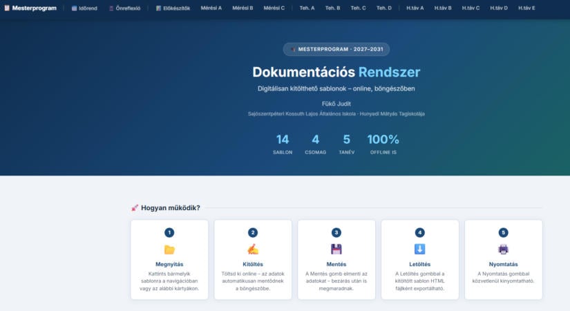Dokumentáció, teher helyett rendszer
