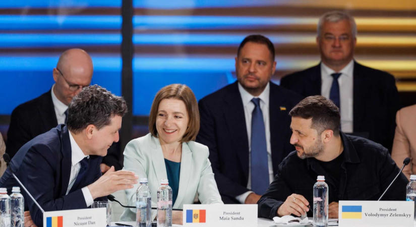 Nicușor Dan Moldovába látogat: Maia Sanduval és Volodimir Zelenszkijjel is találkozik