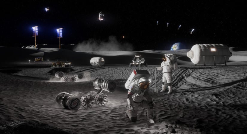 Alagutakat keres és 5G-s hálózatot épít a NASA a Holdon