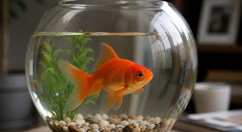 Aranyhal gömbakváriumban? A klasszikus hiba, ami még mindig túl sok nappaliban úszkál