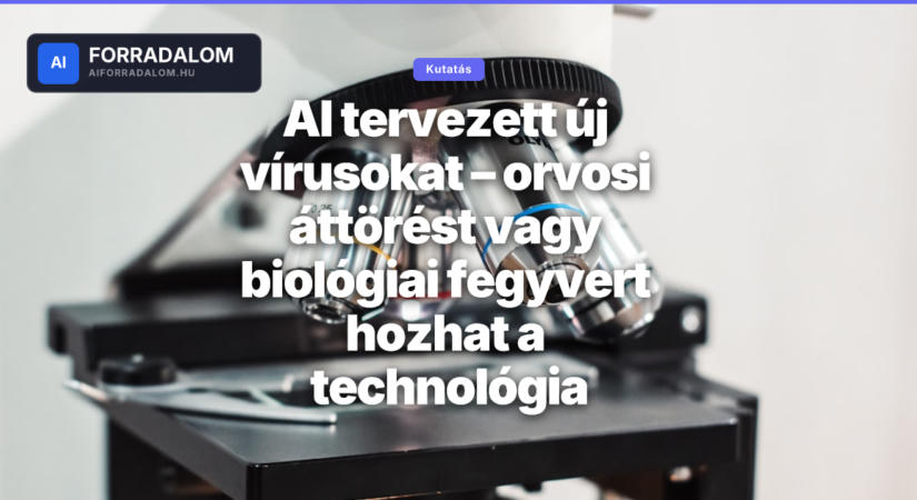 AI tervezett új vírusokat – orvosi áttörést vagy biológiai fegyvert hozhat a technológia
