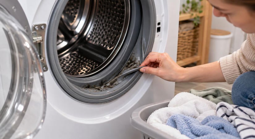 Dohos szagú a frissen mosott ruha? A mosógép gumijában kezdődik a baj, a gyártók szerint két szokás okozza