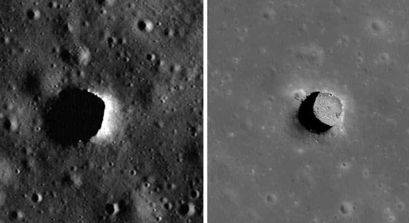 Titokzatos nyílást találhattak a Holdon – alapos vizsgálatokat kezdeményez a NASA